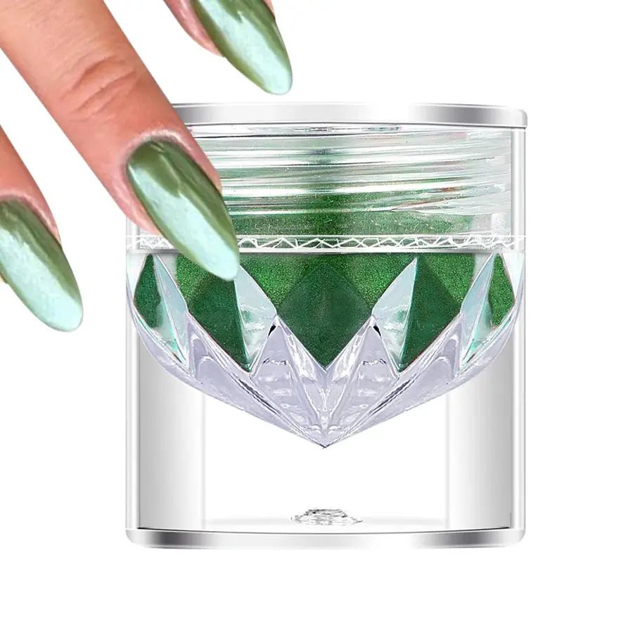 9 Colors Aurora Pearl Chrome Nail Powder - Luxury Fabulous Cosmetics