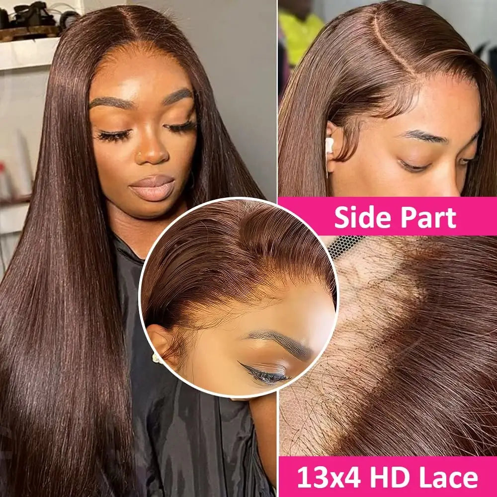 30’’ Bone Straight Synthetic Lace Front Wig